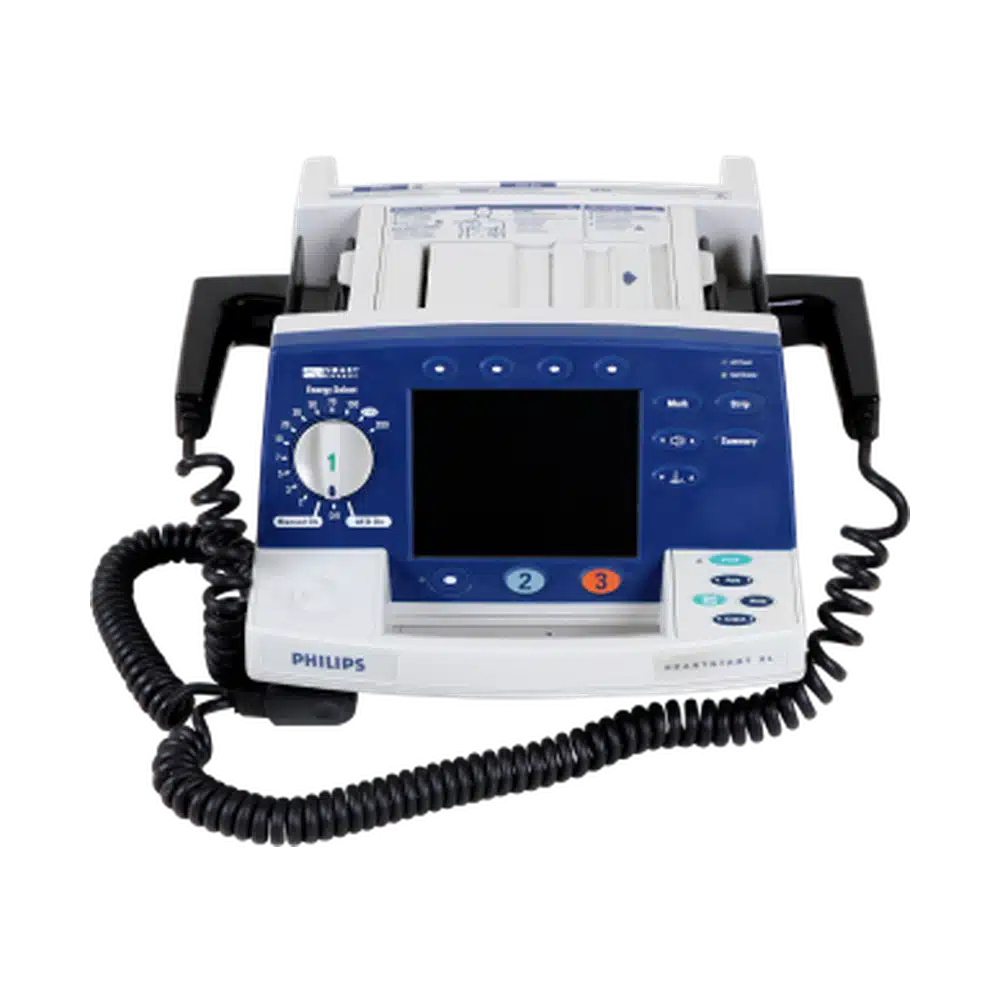 Desfibrilador monitor reacondicionado Philips HeartStart XL para atención hospitalaria